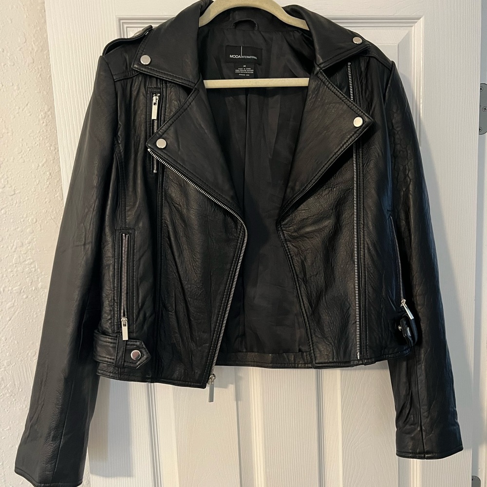 Leather jacket